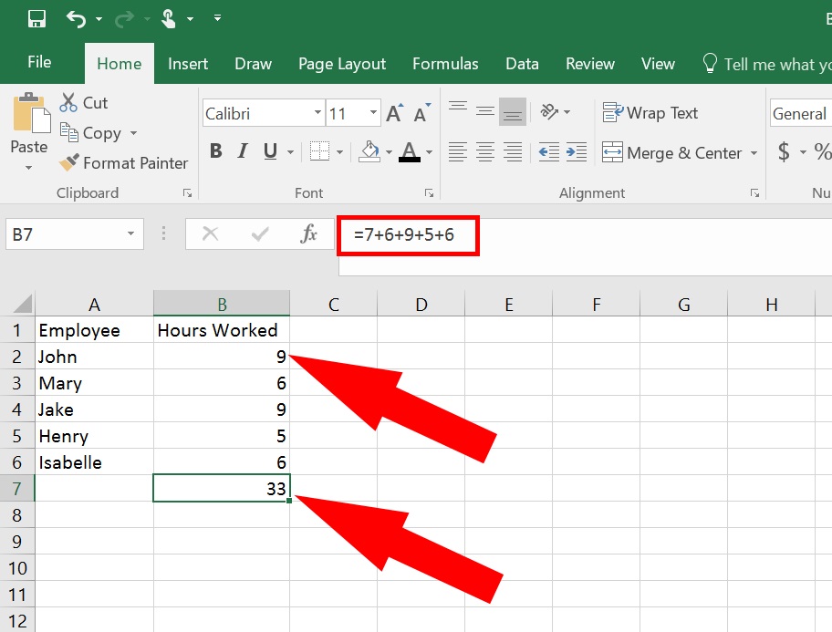 How To Add Up Numbers On Different Sheets In Excel