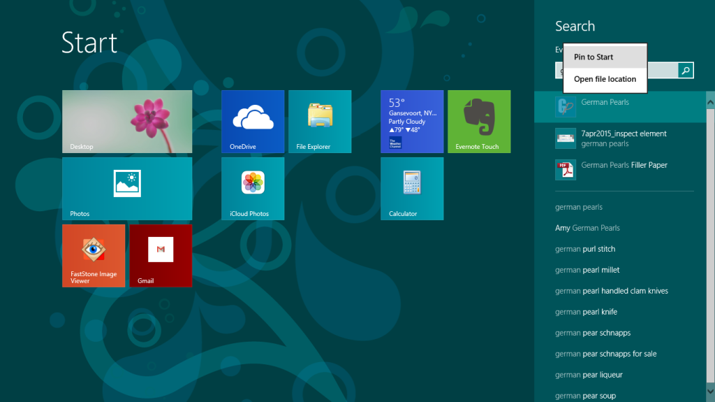 Create a Windows 8 tile from a Google Chrome bookmark. Add a Google Chrome Bookmark to your Windows 8 start screen so you can access your favorite site quickly.