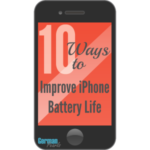 improve iphone battery life