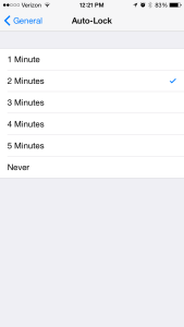 iPhone Auto Lock Battery Life