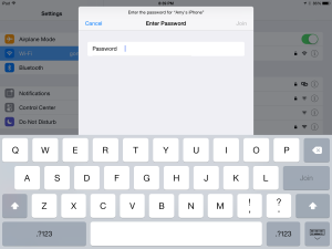 access iphone hotspot on ipad