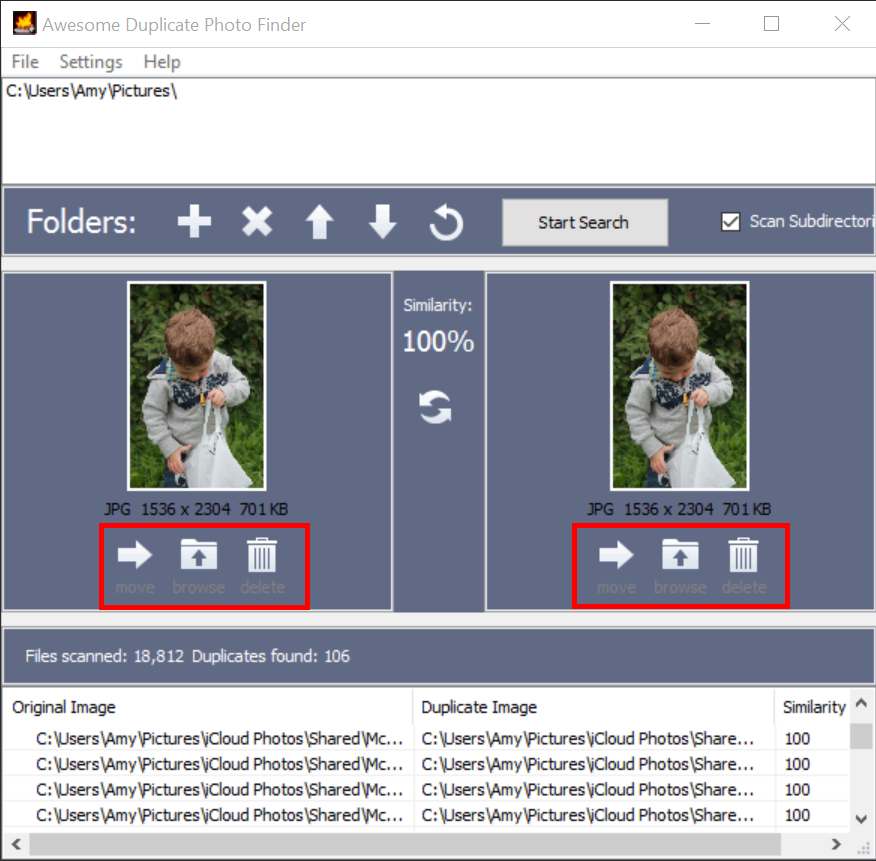 Got a problem with duplicate photos on your computer? Here’s a free and easy to use duplicate image finder that can save time and hard drive space.