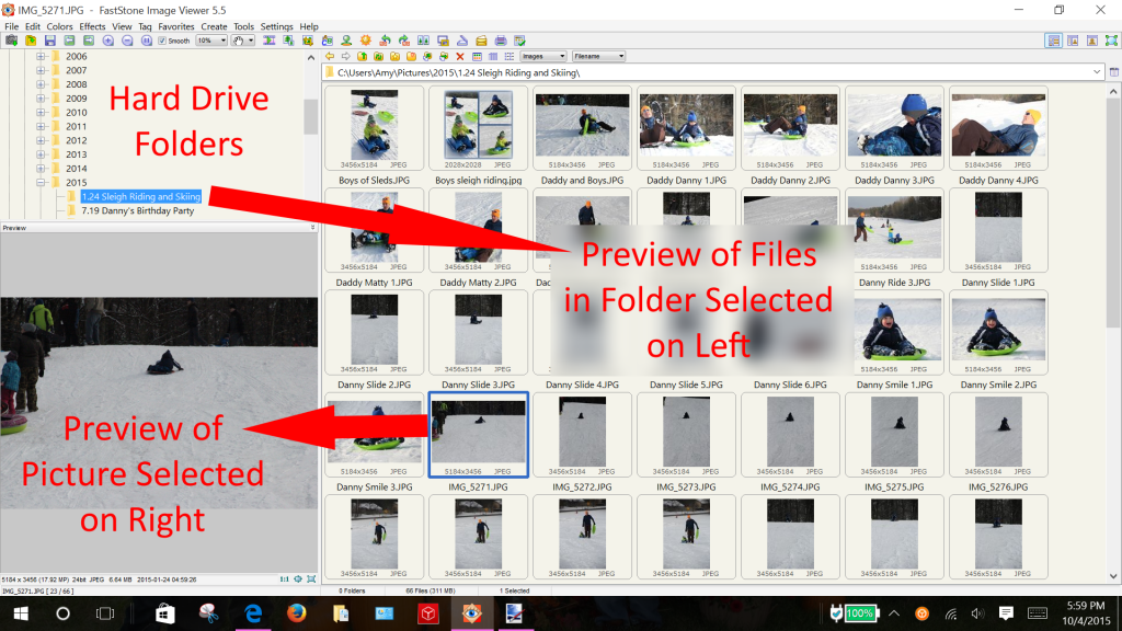 How to Organize Digital Pictures using FastStone Image Viewer