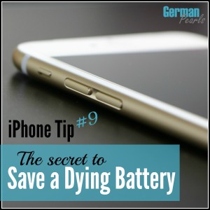 Have you had an iPhone with a dying battery and no way to charge it? It feels hopeless, but it's not! Here's one way to save battery life.