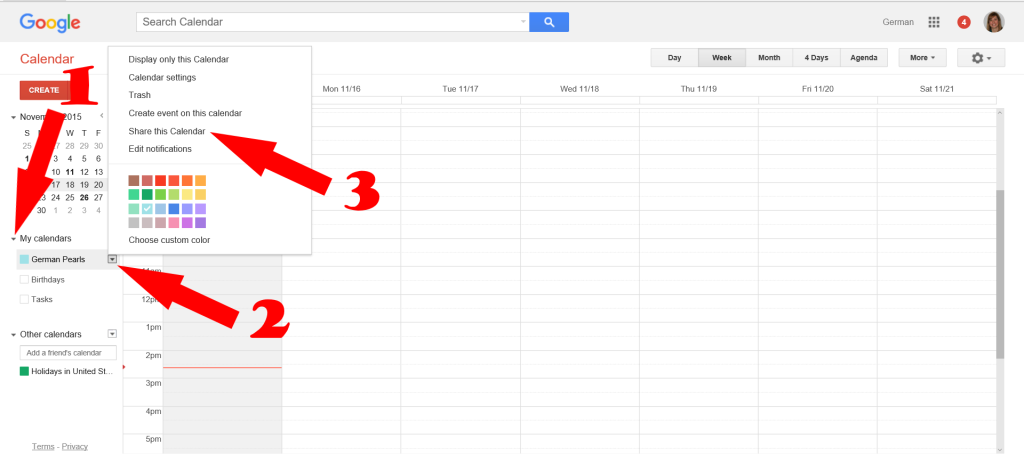 How to Share a Google Calendar AND see it on an iPhone