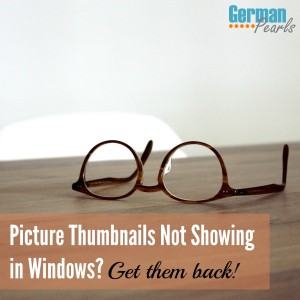 Picture Thumbnails Not Showing in Windows Explorer? Here's how to Get Them Back