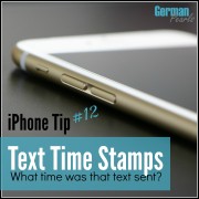 How to See an iPhone Message Timestamp - German Pearls