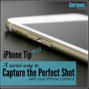 If you like to take pictures of kids or sporting events you will not want to miss this tip. It will help you take great action shots with your iPhone!