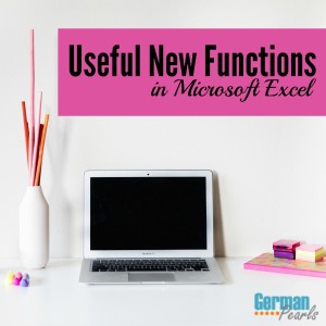 Get the most value from your Microsoft Office Updates with these useful new functions in a recent Microsoft Excel Update.