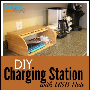 DIY Charging Station Organizer with USB Hub