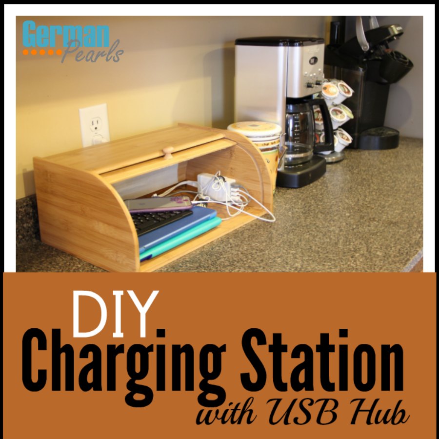 Diy Charging Station Organizer With Usb Hub German Pearls