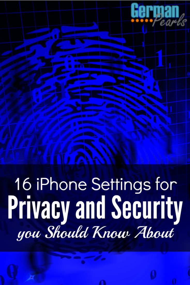 Important iPhone security settings you should be using now! And even if you don't use these privacy settings you should know about them.