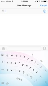 Use the Word Flow Keyboard App to type texts with one hand on your iPhone