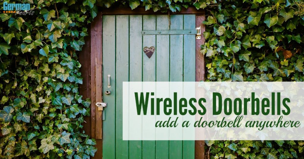 A wireless doorbell is a quick and easy way to add a doorbell anywhere. No need for wiring or to pay an electrician.