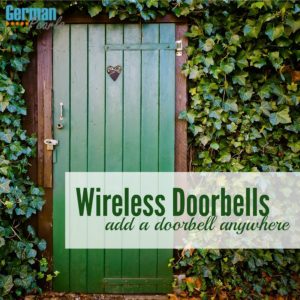 A wireless doorbell is a quick and easy way to add a doorbell anywhere. No need for wiring or to pay an electrician.