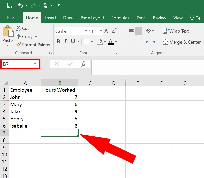 How to Add in Excel using a formula to add numbers
