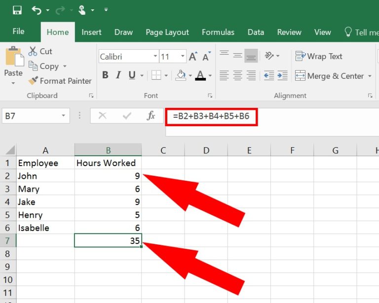 How to Add in Excel - German Pearls