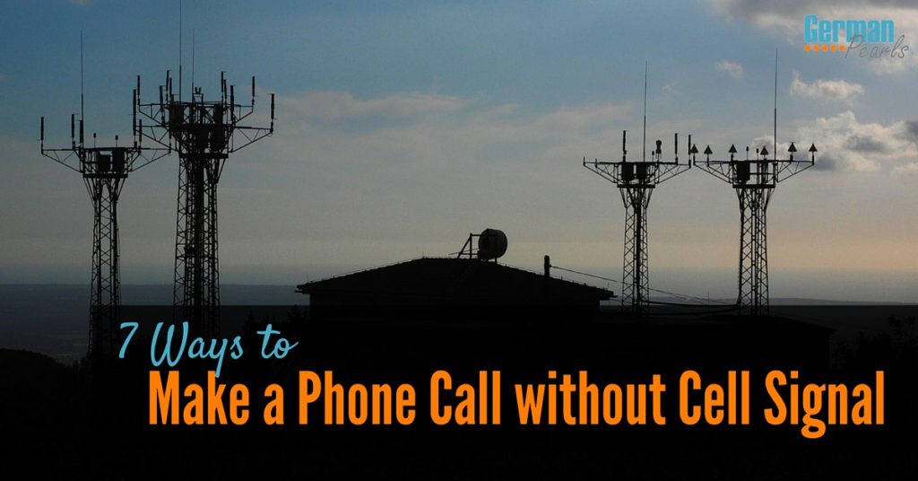 For an area of poor or spotty phone reception here are 7 ways to make a phone call without cell signal.