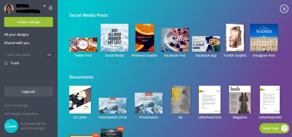 Online Picture Editing Tools - Canva