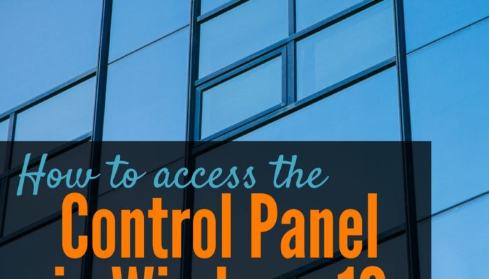 Have you been wondering how to access the control panel in Windows 10?