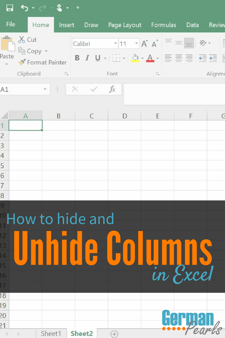 How to Hide and Unhide Columns in Excel | Hide an Excel Column | Unhide a Column in Microsoft Excel