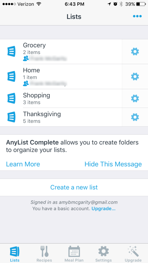 AnyList - the best grocery shopping list app for your iPhone
