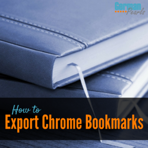 How to Export Chrome Bookmarks to HTML File