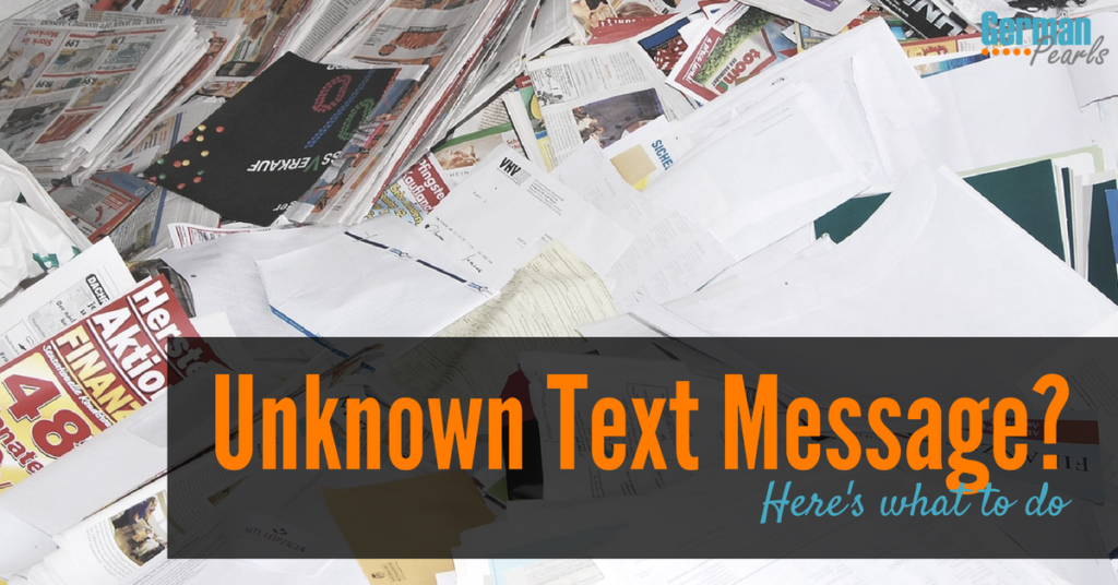 Get an Unknown Text Message? Here's What to Do