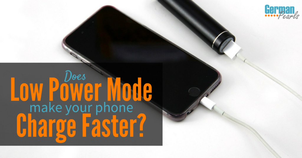 Does Low Power Mode Make My Phone Charge Faster?