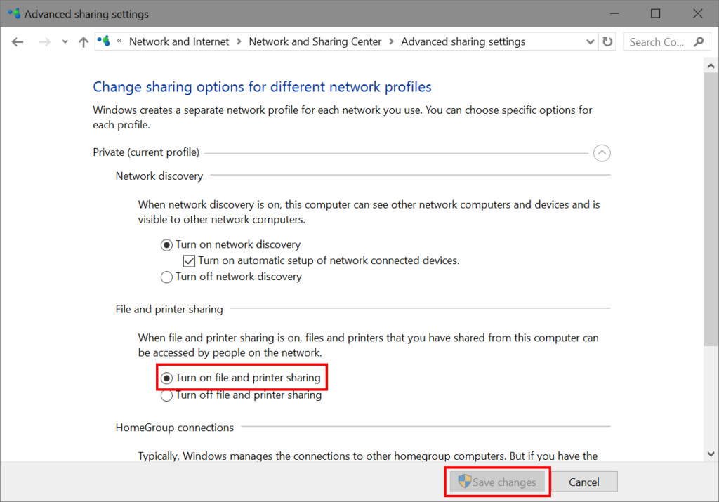 How to create network printer in windows 10
