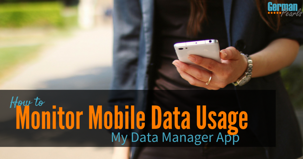 My Data Manager App: A Mobile Data Usage Monitor for your iPhone or Android