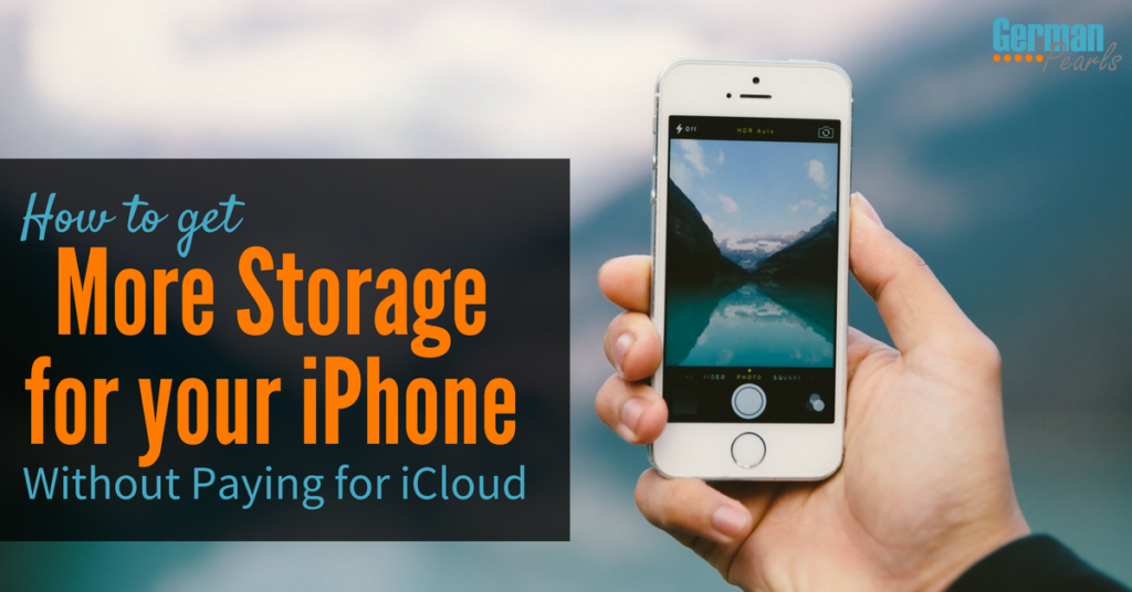 How to Buy More Storage for iPhone not iCloud