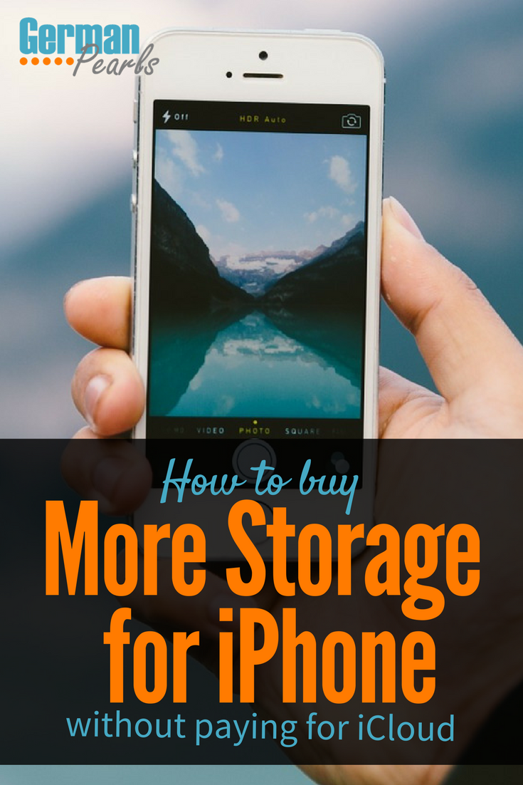 How to Buy More Storage for your iPhone (Not iCloud) German Pearls