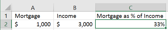 How to Calculate a Percentage in Excel