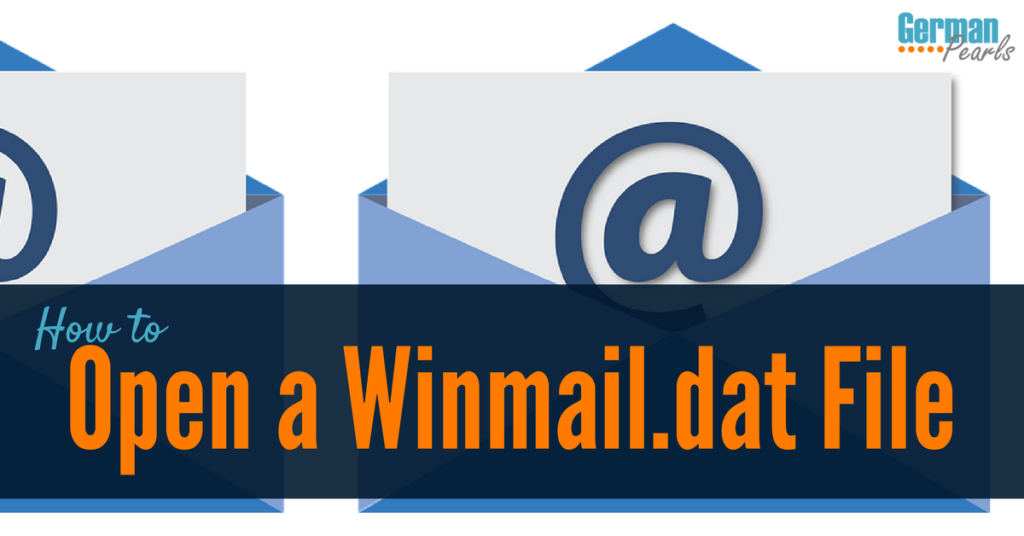 How to Open a Winmail.dat file attachment from an email